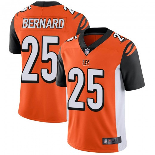 Men's Cincinnati Bengals #25 Giovani Bernard Orange Vapor Untouchable Limited Stitched Jersey